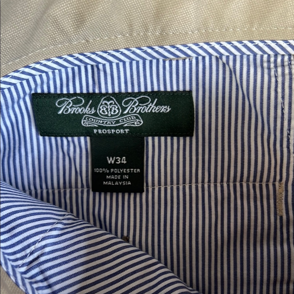 Brooks Brothers Tan‎ Flat Front Shorts